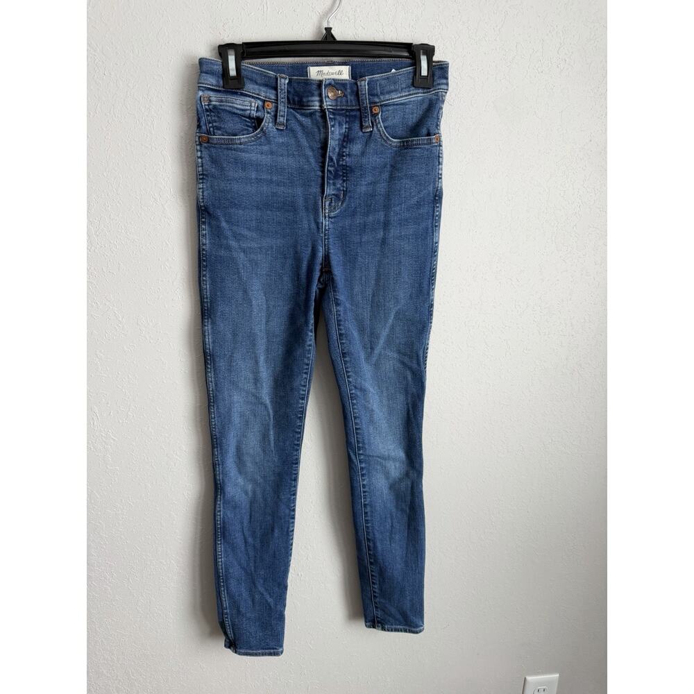 Madewell 10” High Rise Skinny Jeans Womens 26 Mid Wash Blue Denim Casual